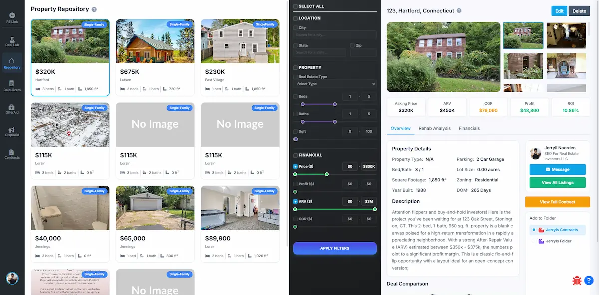 Repository — routed to the right buyers