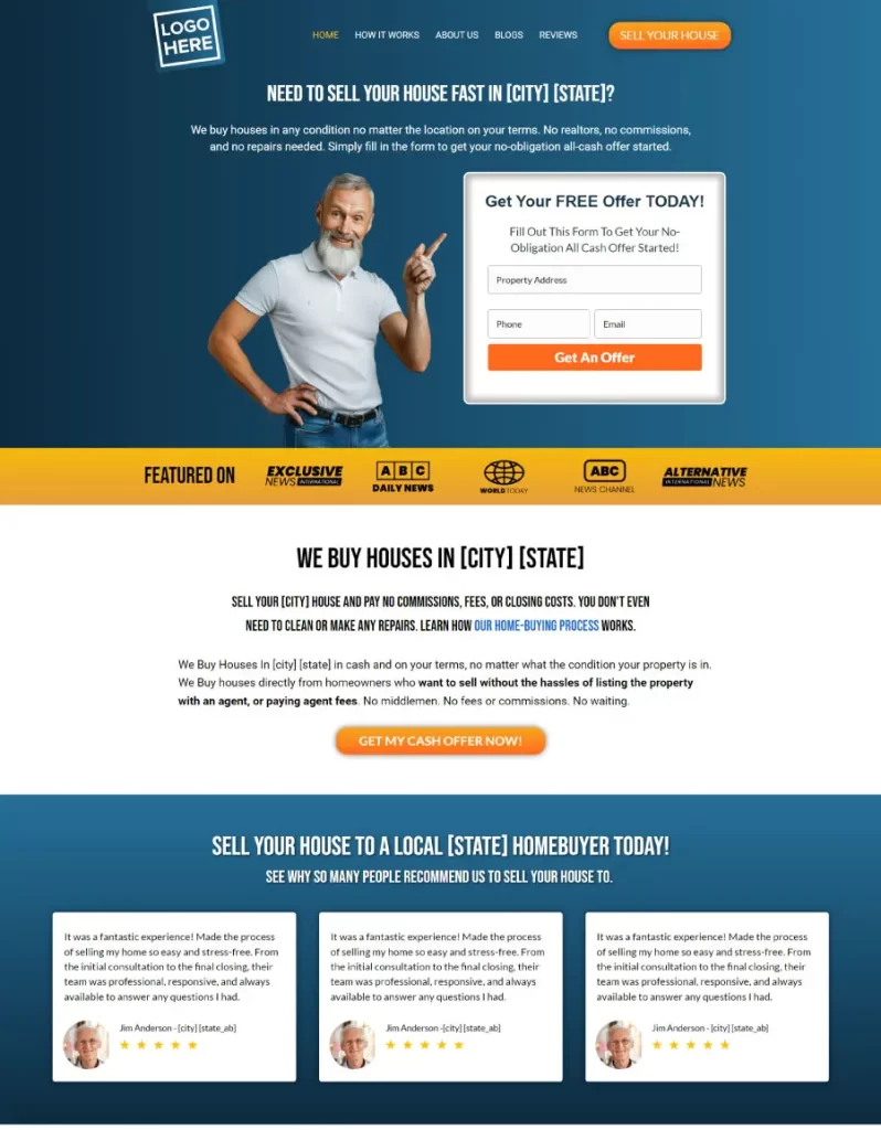 Billy Bob — an Apex site design