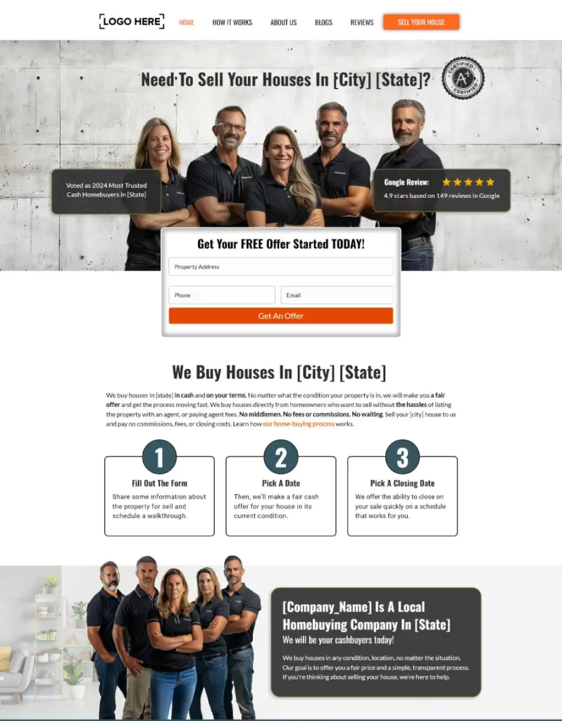 Group Investor — an Apex site design